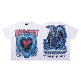 SUPPLY Dragon Skull Graphic Oversized White T-Shirt