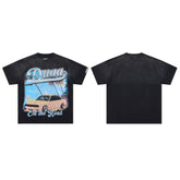 DUAA On The Road Lowrider Tropical Vintage Graphic Tee