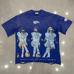 Roughplay NYC Vintage Cheerleader Retro Distressed Tee