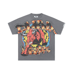 DUAA Raging Bull Double‑Sided Retro Graphic Tee