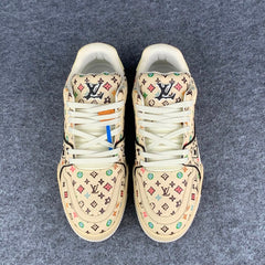 Tyler, the Creator x Louis Vuitton Trainer 'Beige Multi-Color Monogram'