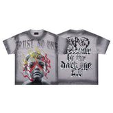 Rare Peace Trust No One Welcome To The Dark Age 2.0 Graphic Streetwear Tee