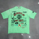 Roughplay Art Dept Collage Distressed Graphic Tee