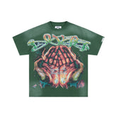 DUAA Praying Hands Spiritual Retro Graffiti Graphic Tee