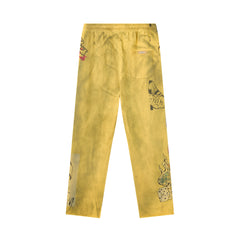DUAA Clown Chicano Collage Vintage Washed Straight‑Leg Sweatpants
