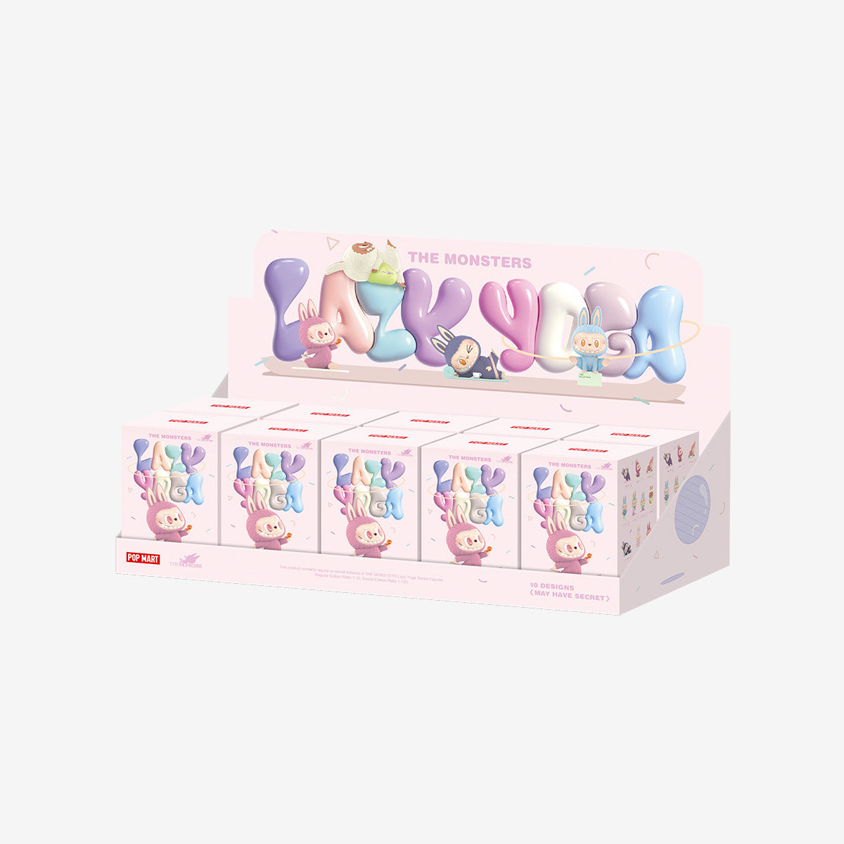 THE MONSTERS Labubu Lazy Yoga Series PVC Figures [pre order]