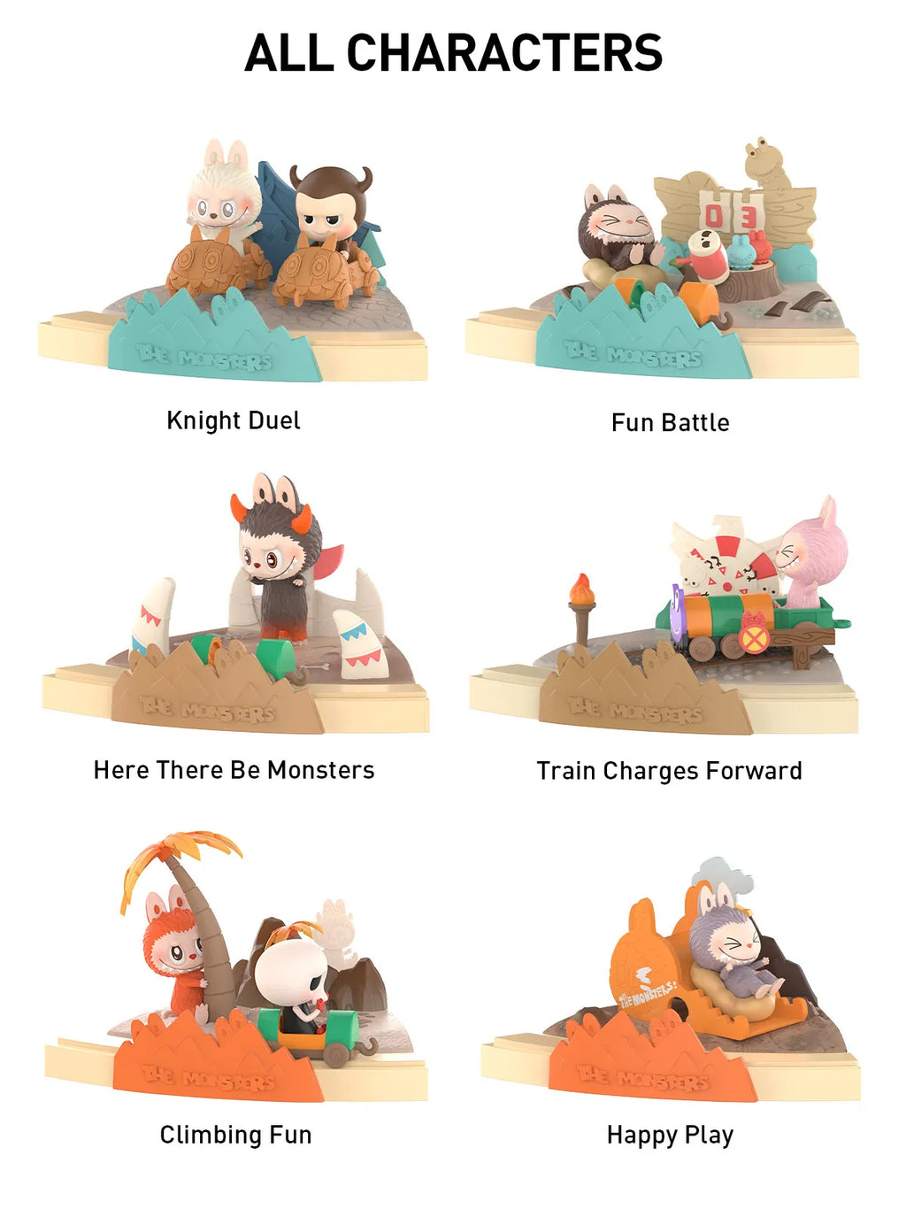 [pre order] Labubu THE MONSTERS Playing Games Series Scene Sets