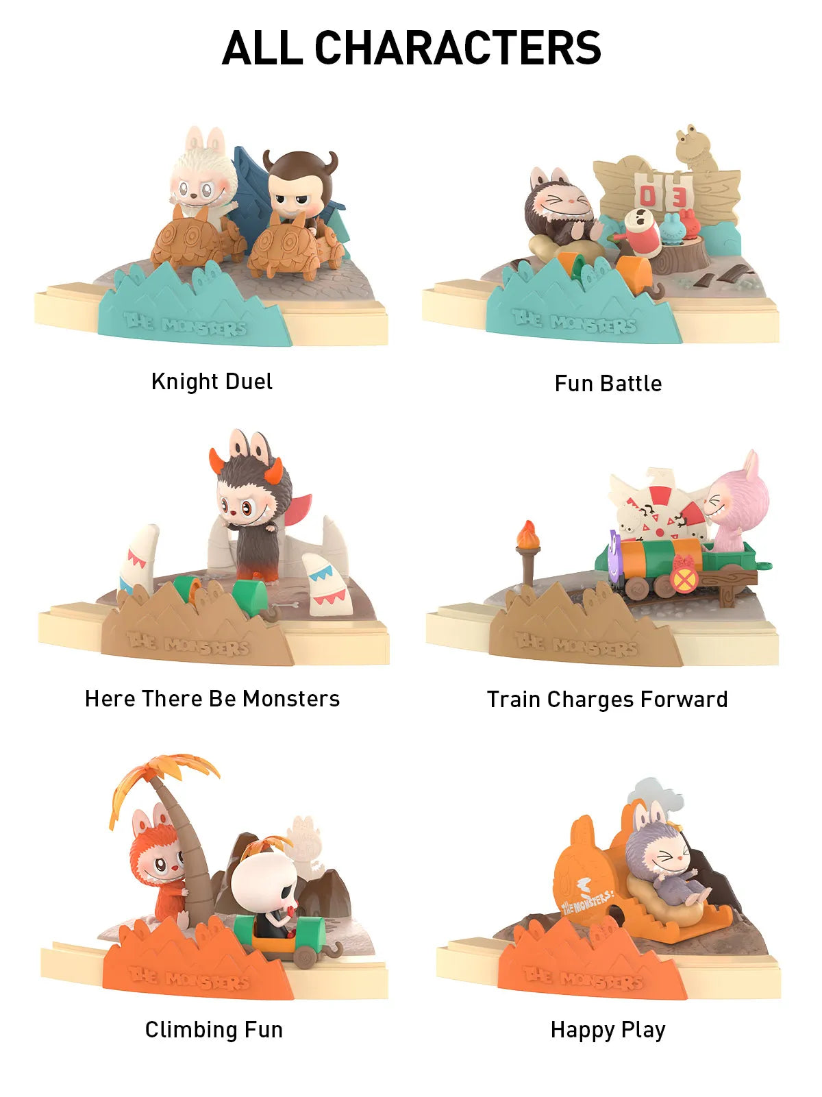[pre order] Labubu THE MONSTERS Playing Games Series Scene Sets