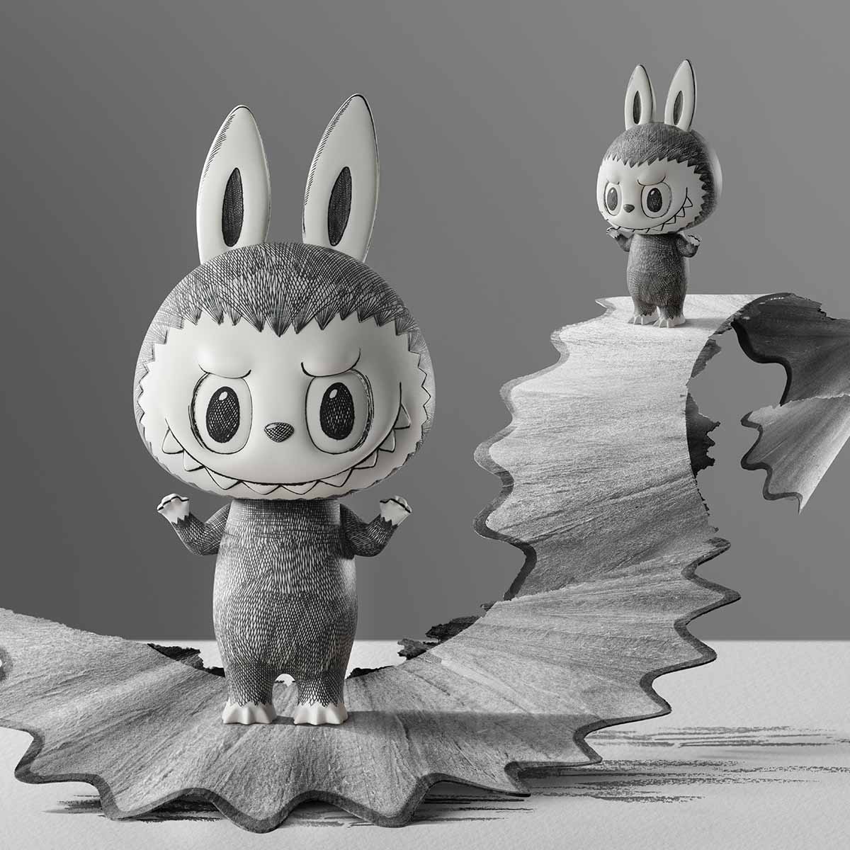 [pre order] MEGA LABUBU 1000% Sketch