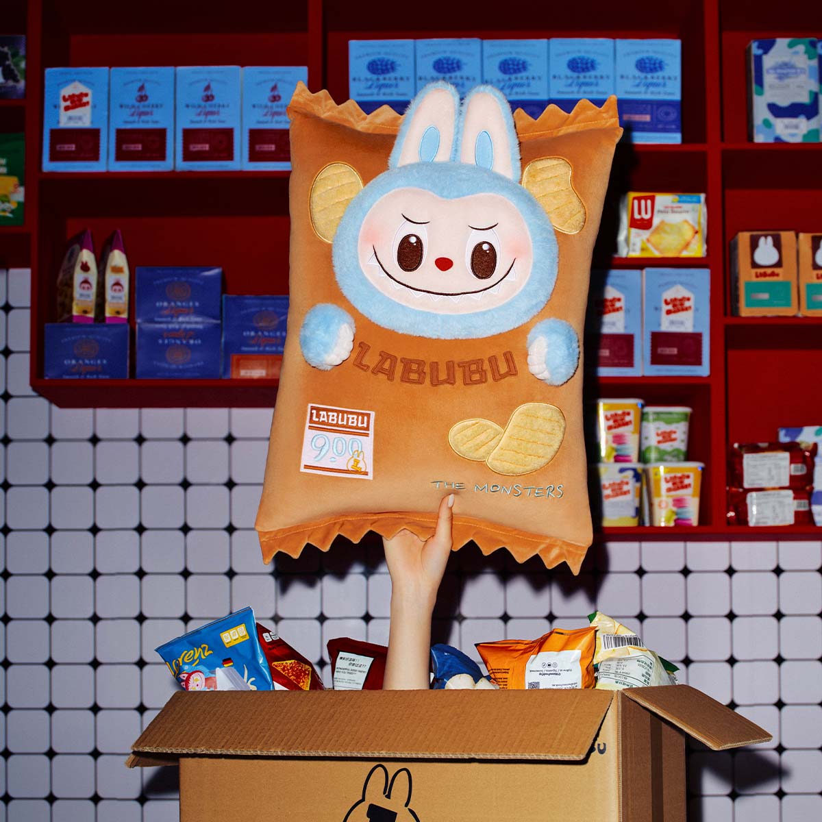 [pre order] THE MONSTERS Wacky Mart Series-Pillow (Chips)
