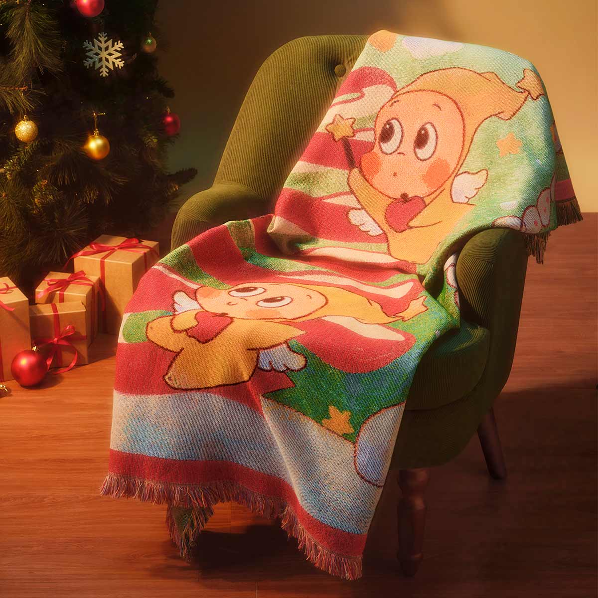 [pre order] Apple of My Eye Series - Twinkle Twinkle Throw Blanket