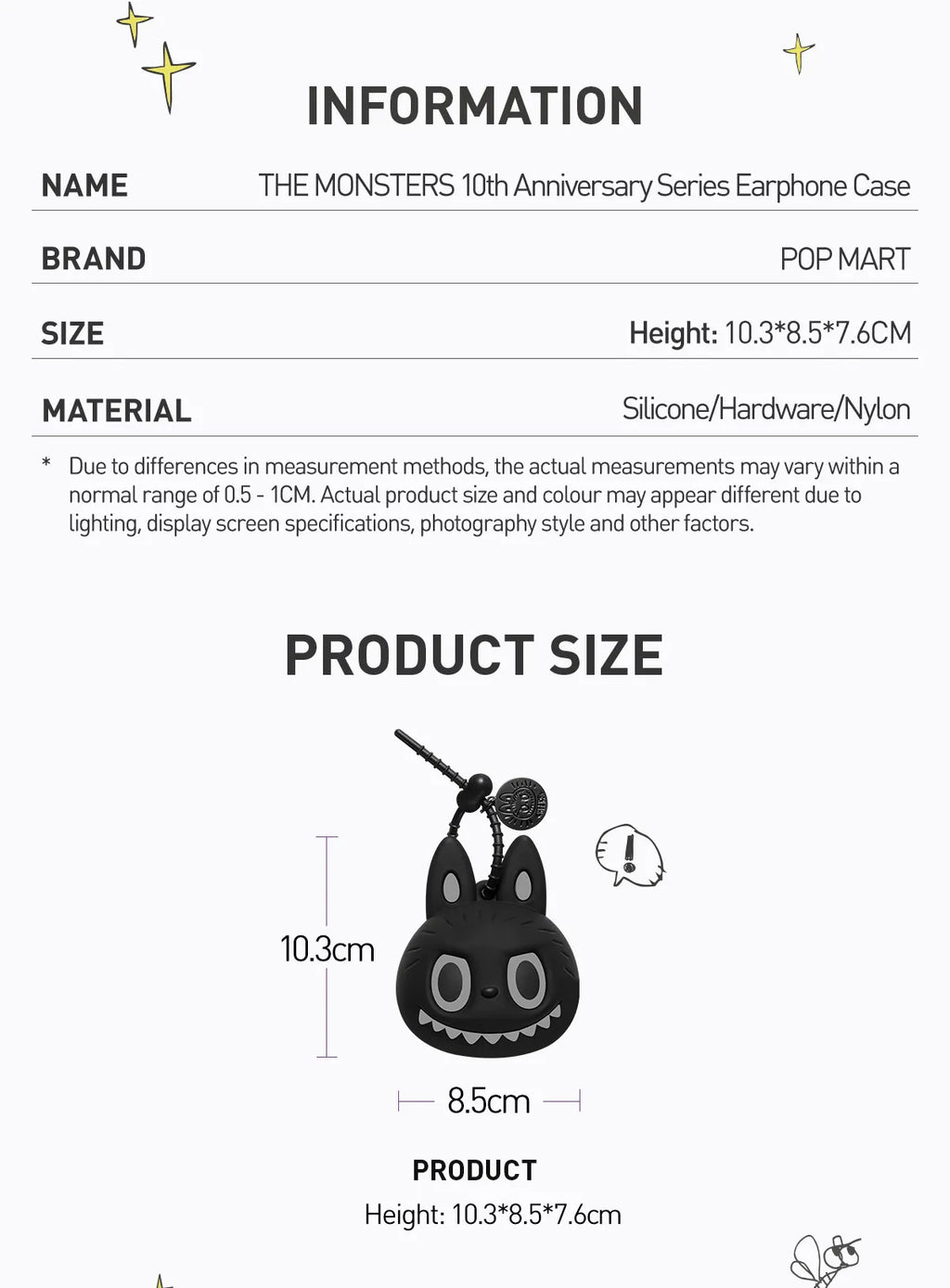 [pre order] THE MONSTERS 10th Anniversary Series Earphone Case