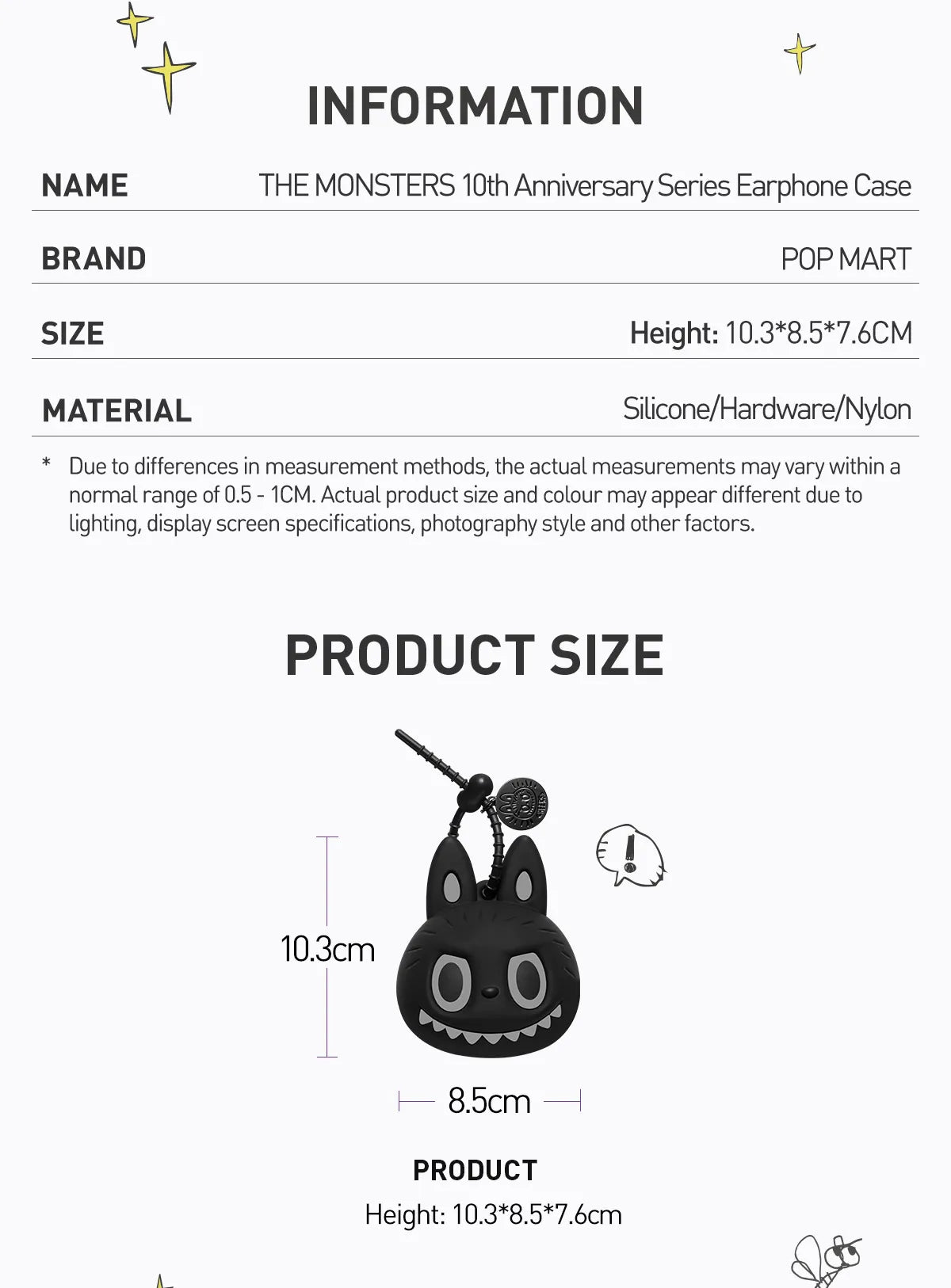 [pre order] THE MONSTERS 10th Anniversary Series Earphone Case