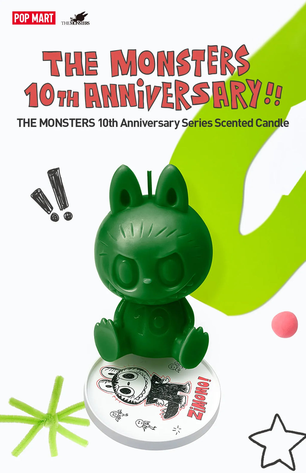 [pre order] THE MONSTERS 10th Anniversary Series Scented Candle