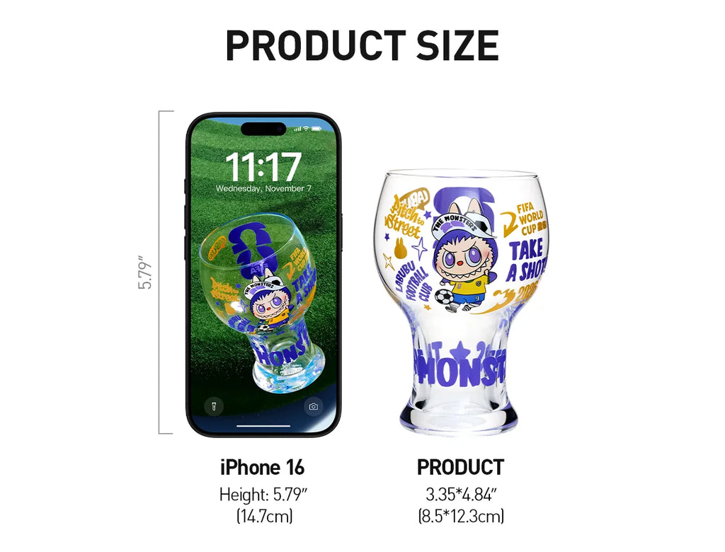 [pre order] THE MONSTERS × FIFA SERIES-Glass Cup Blind Box