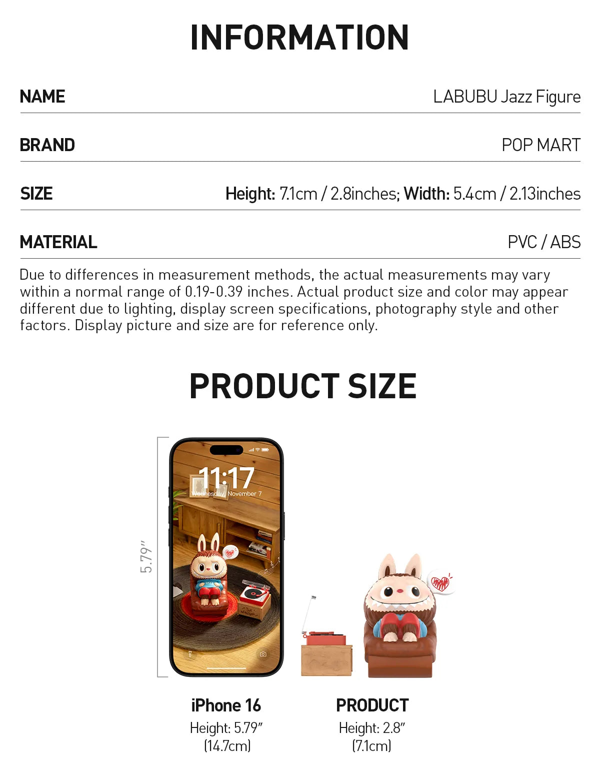 [pre order] LABUBU Jazz Figure
