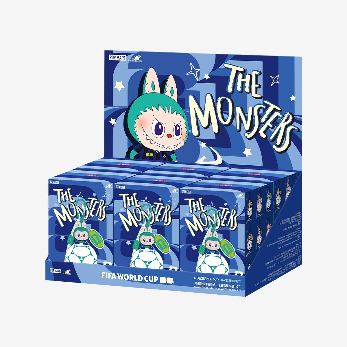 [pre order] THE MONSTERS × FIFA SERIES - Football-shaped Mini Bag Blind Box