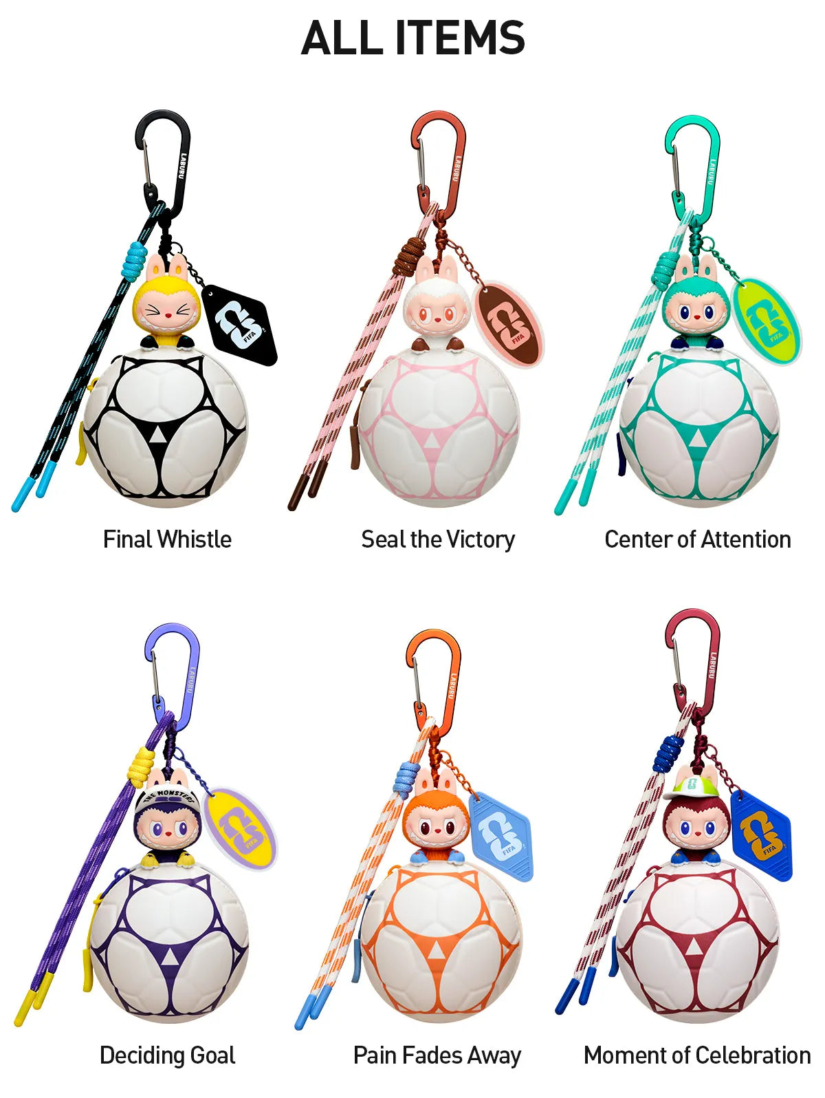 [pre order] THE MONSTERS × FIFA SERIES - Football-shaped Mini Bag Blind Box