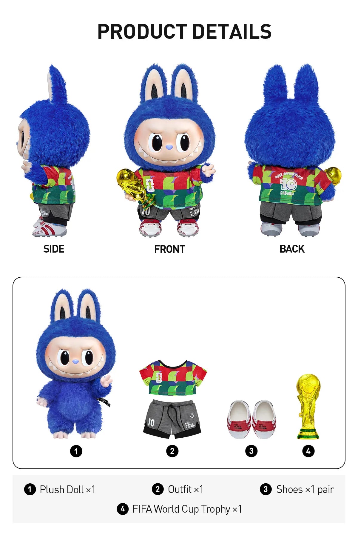 [pre order] THE MONSTERS × FIFA SERIES-Catch the Win Vinyl Plush Doll