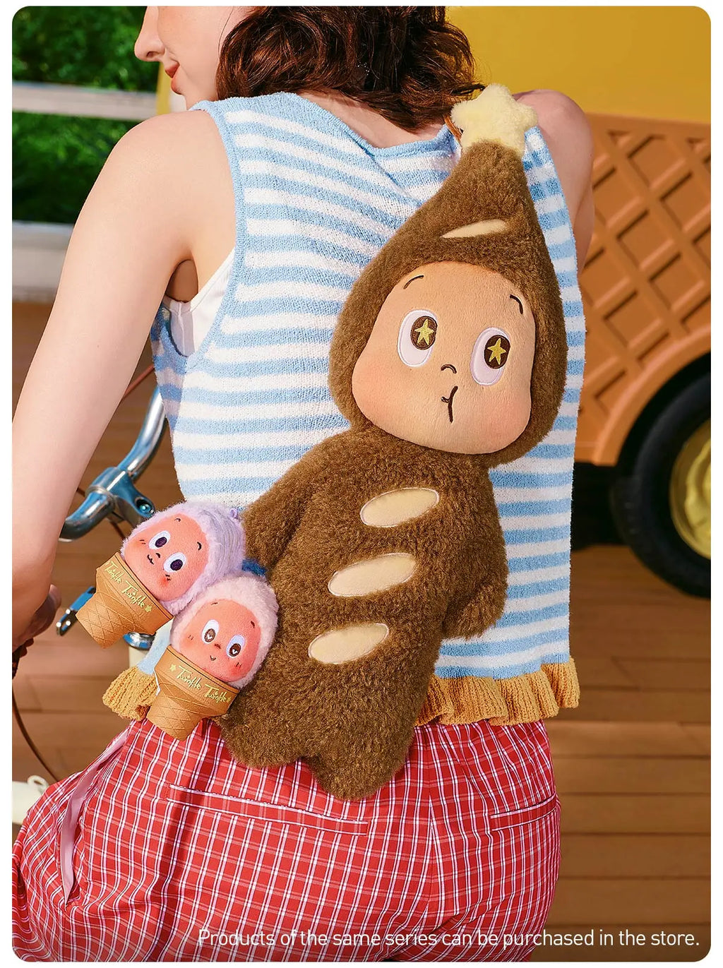[pre order] MOON GELATO Series-Plush Baguette Bag