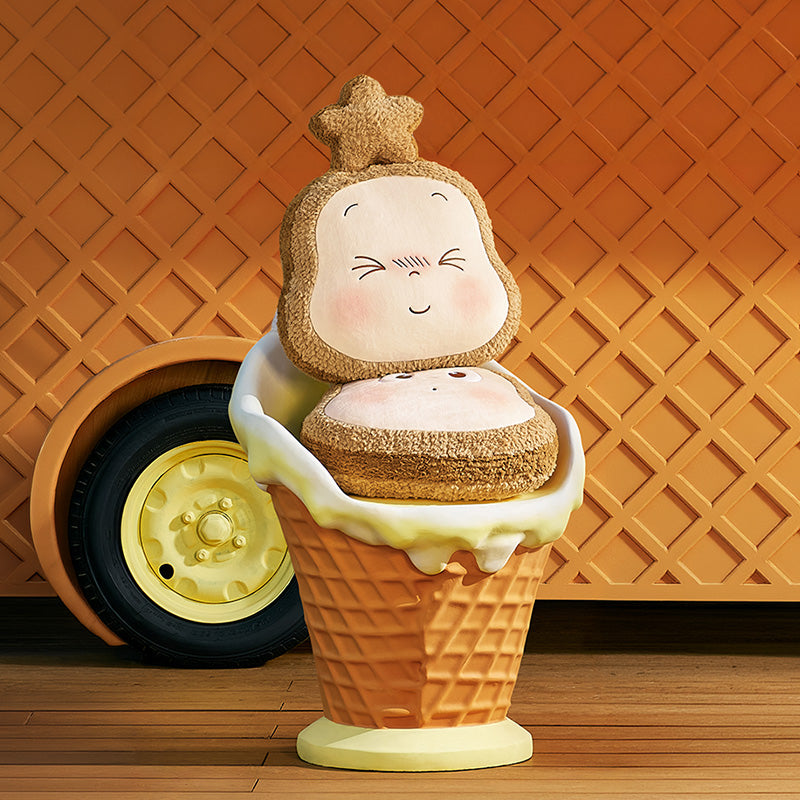 [pre order] MOON GELATO Series-Toast Plush Cushion
