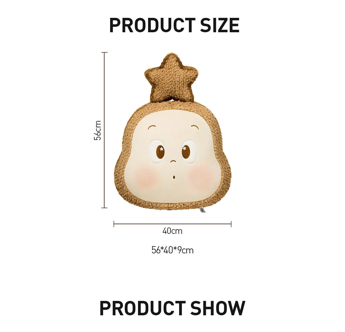 [pre order] MOON GELATO Series-Toast Plush Cushion