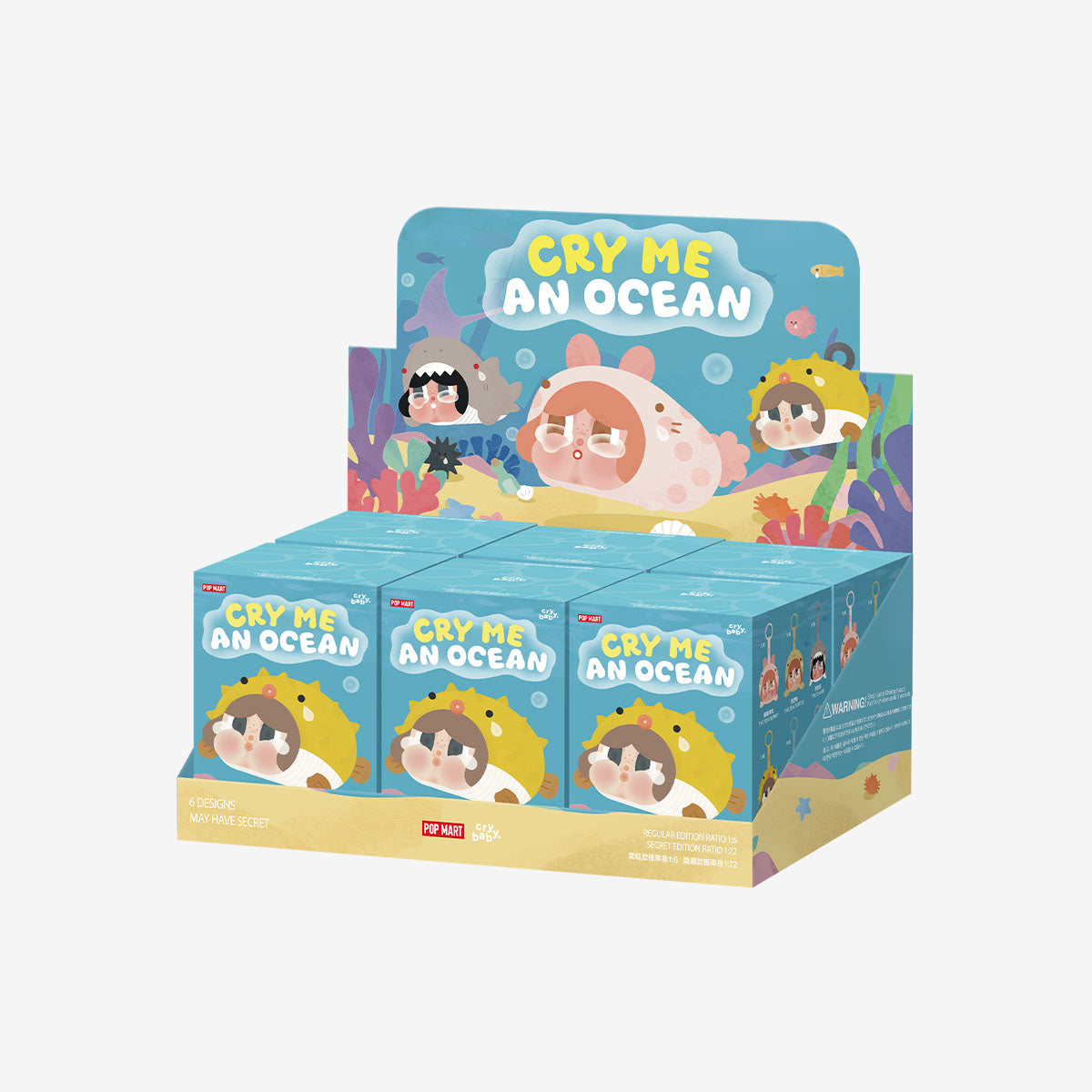 [pre order] CRYBABY Cry Me An Ocean Series- Vinyl Plush Pendant Blind Box