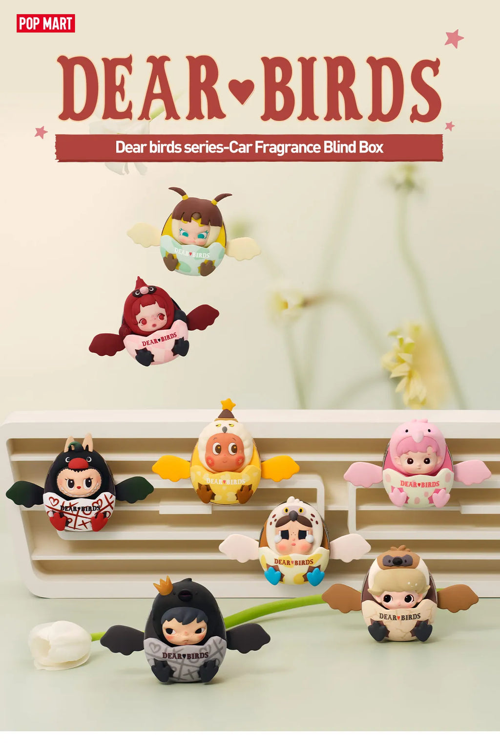 [pre order] Dear Birds Series-Car Fragrance Blind Box