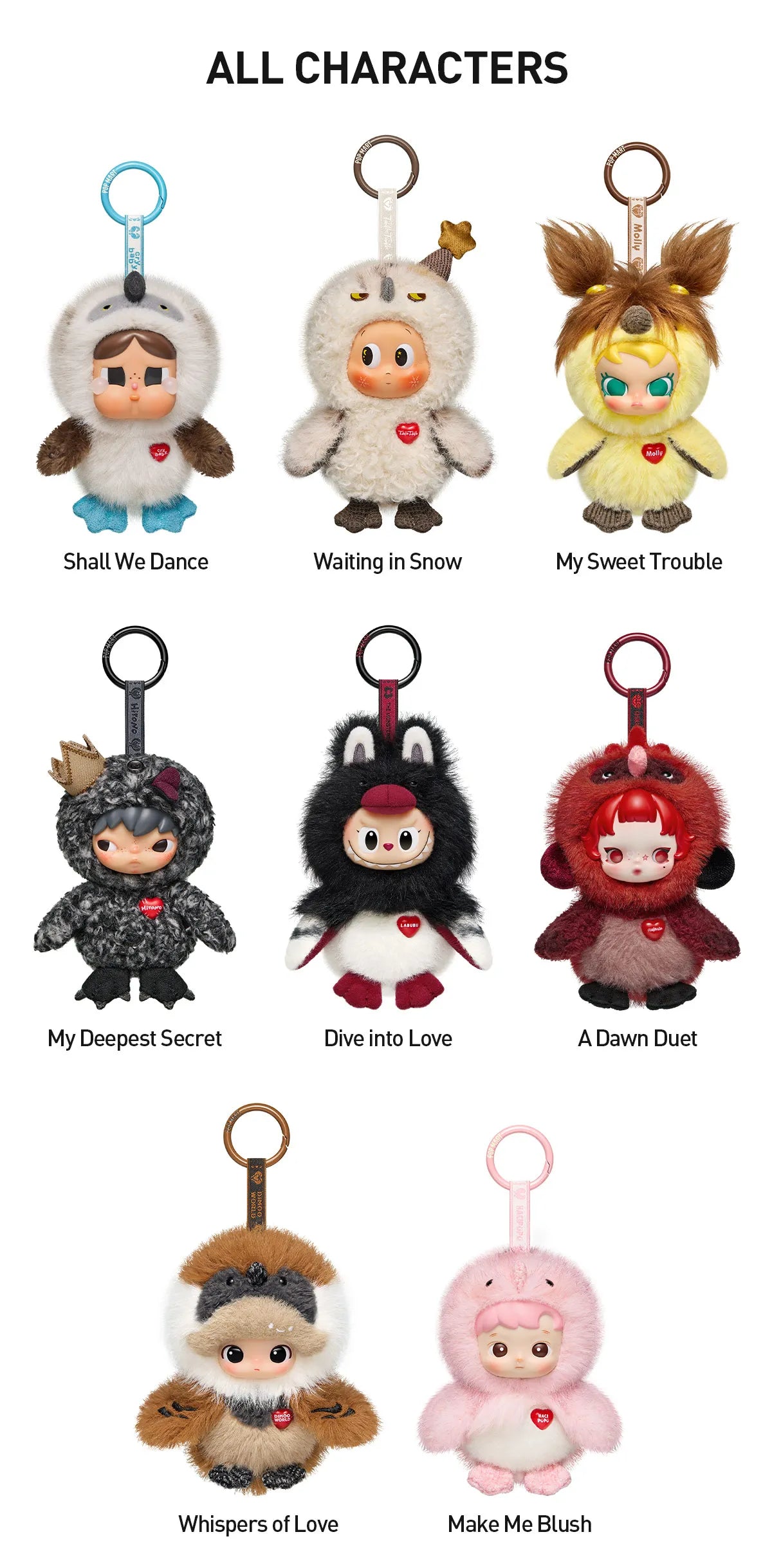[pre order] Dear Birds Series-Plush Pendant Blind Box