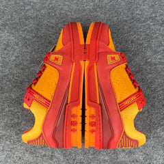 LV Trainer 'Bordeaux Red Orange'