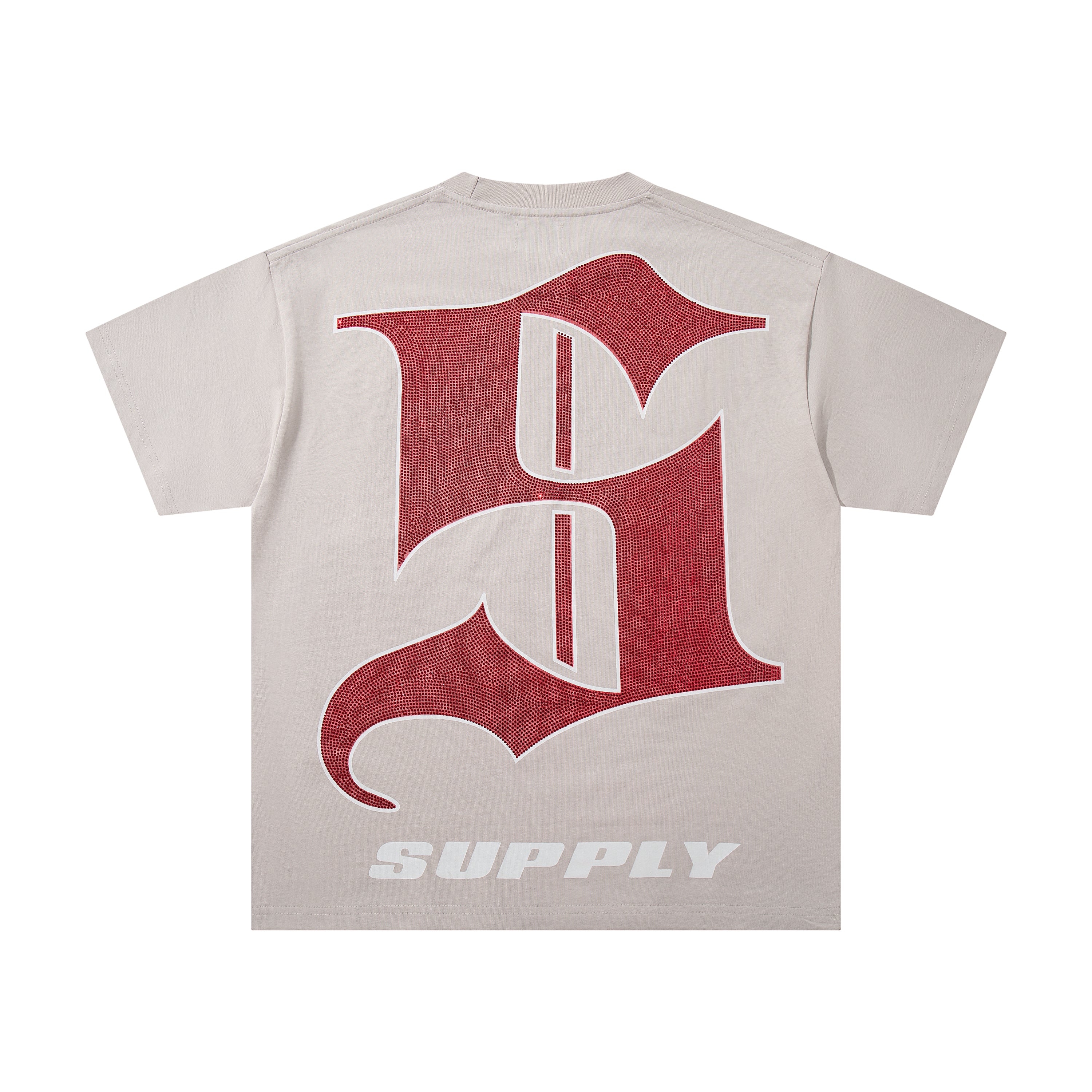 SUPPLY Alien Warrior Graphic Oversized White T-Shirt