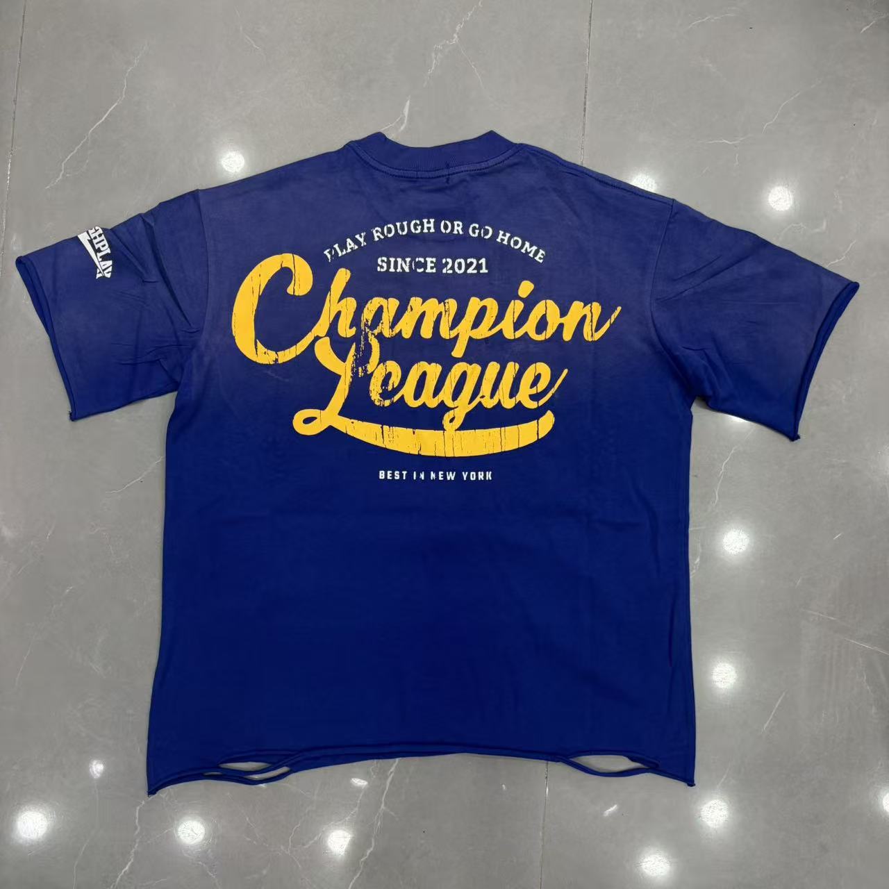 Roughplay NYC Vintage Cheerleader Retro Distressed Tee