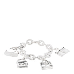 Sterling Silver Four Handbag Charm Bracelet