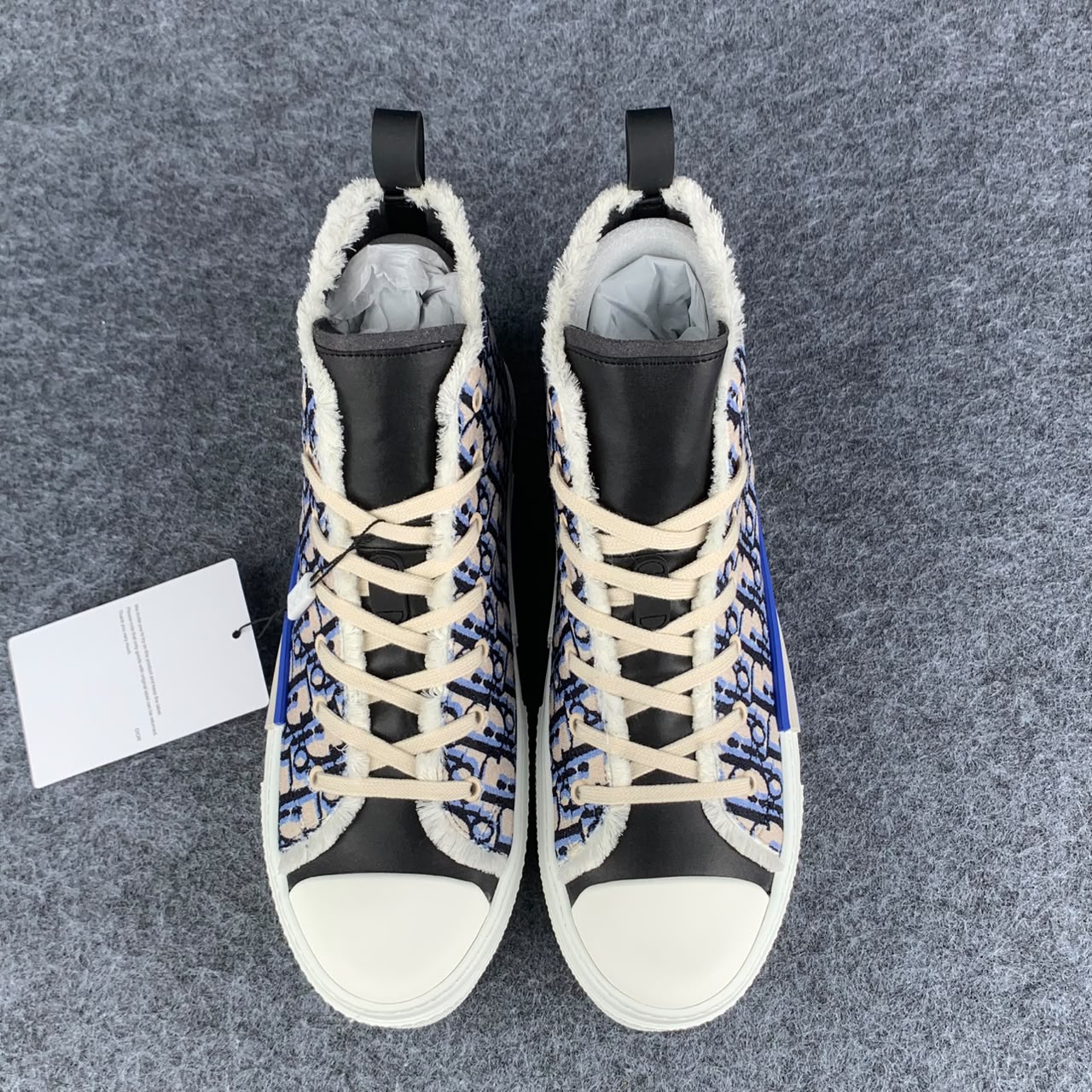 Dior B23 High 'Beige Black Navy Tapestry'