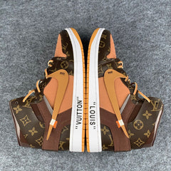 Custom Air Jordan 1 High 'Monogram Flux'