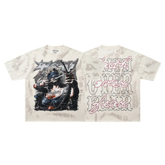 BKYS Dark Graphic Vintage Streetwear Oversized T-Shirt