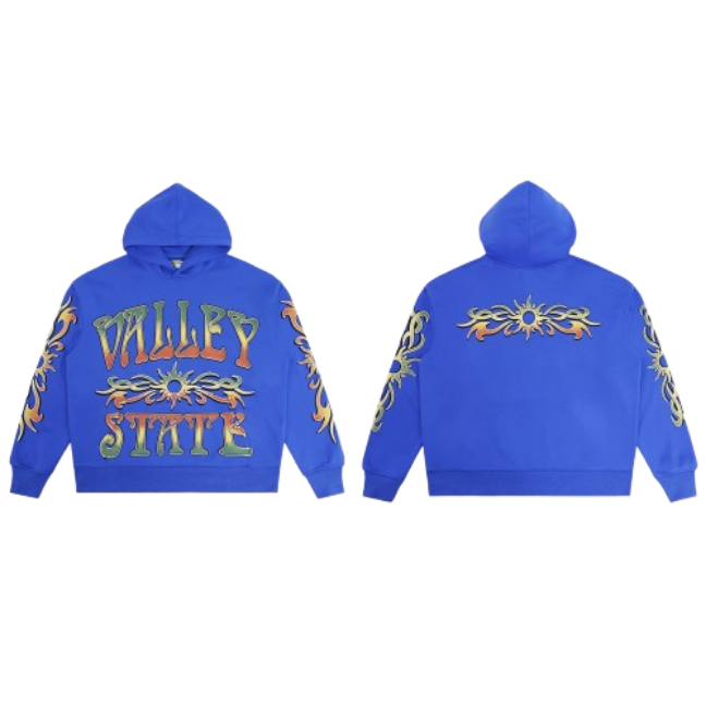 Vale Forever Valley State Vintage Graphic Hoodie
