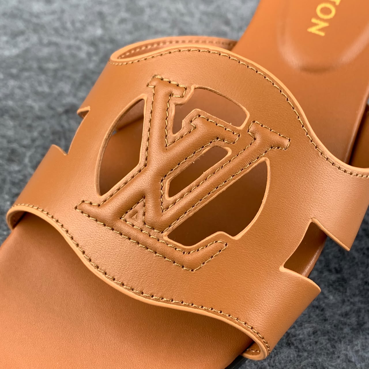 LV Isola Flat Mule 'Cognac'