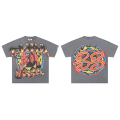 DUAA Raging Bull Double‑Sided Retro Graphic Tee