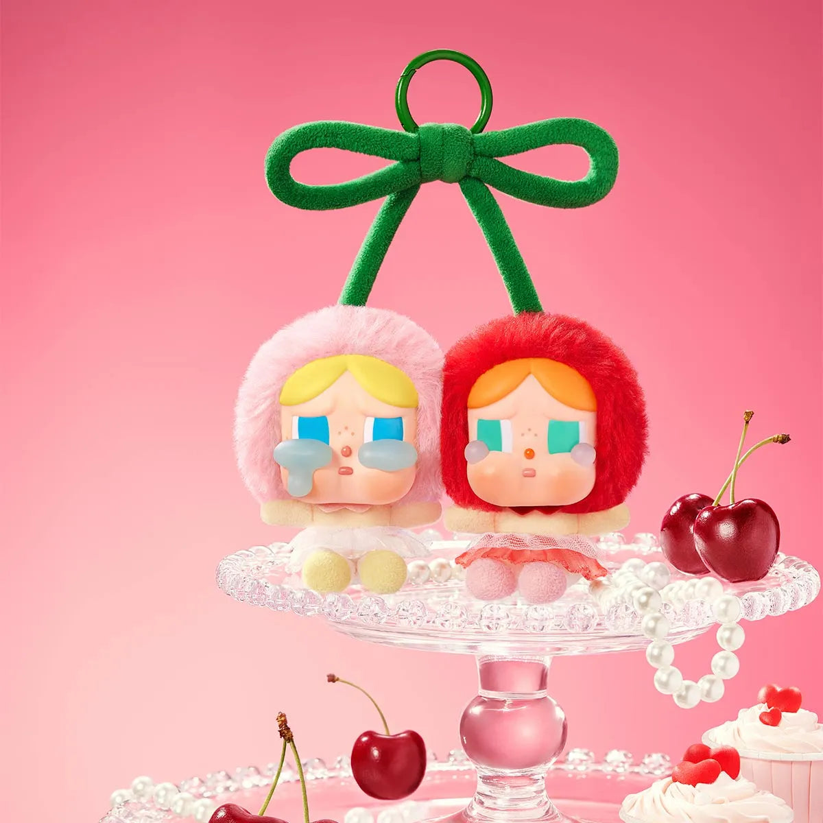 CRYBABY Crying For Love Series-Vinyl Plush HangingCard (Love You Cherry Much)