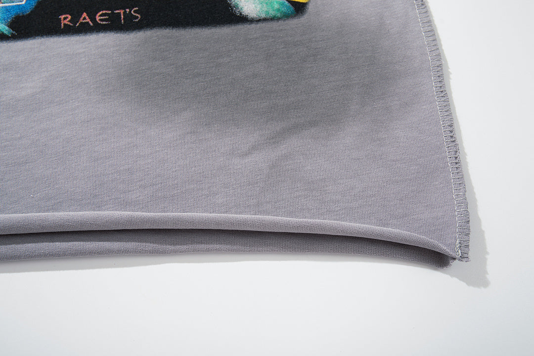 Rare Peace Vintage Sunset Rhinestone Oversized Graphic Tee