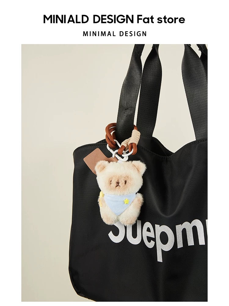 Cute beige bear bag charm [pre order]