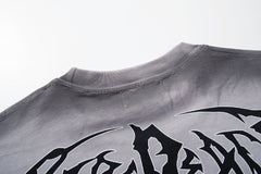 Rare Peace Solstice Vintage Rhinestone Oversized Graphic T-Shirt
