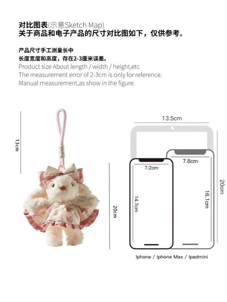 Cute bunny bag charm [pre order]