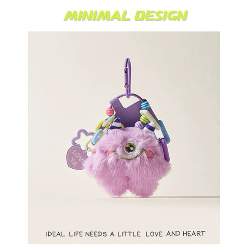 Cute monster plush bag charm [pre order]