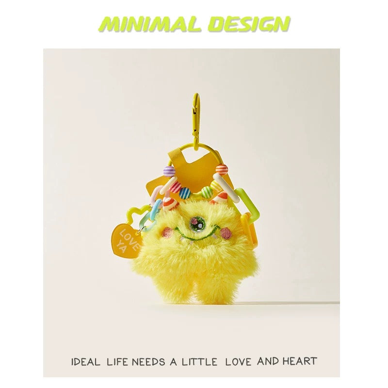 Cute monster plush bag charm [pre order]