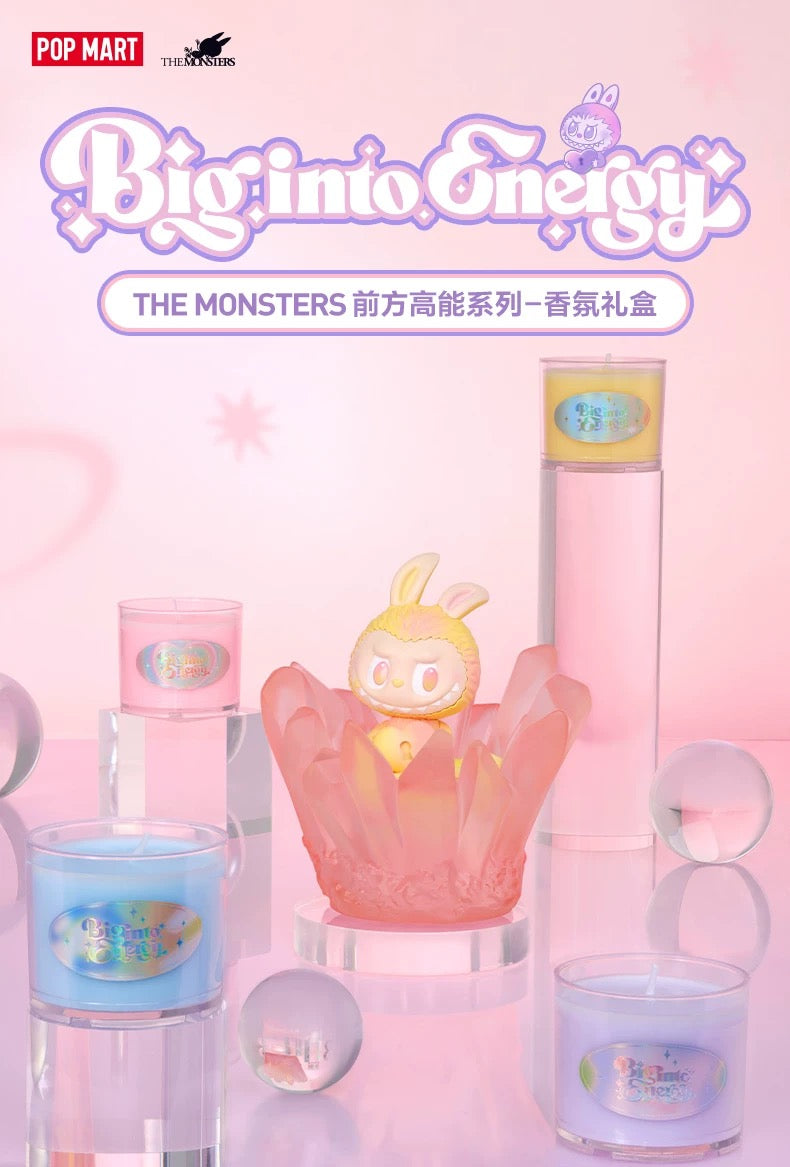Labubu The monster Big Into Energy series Scented Candle Gift box   [Pre Order]