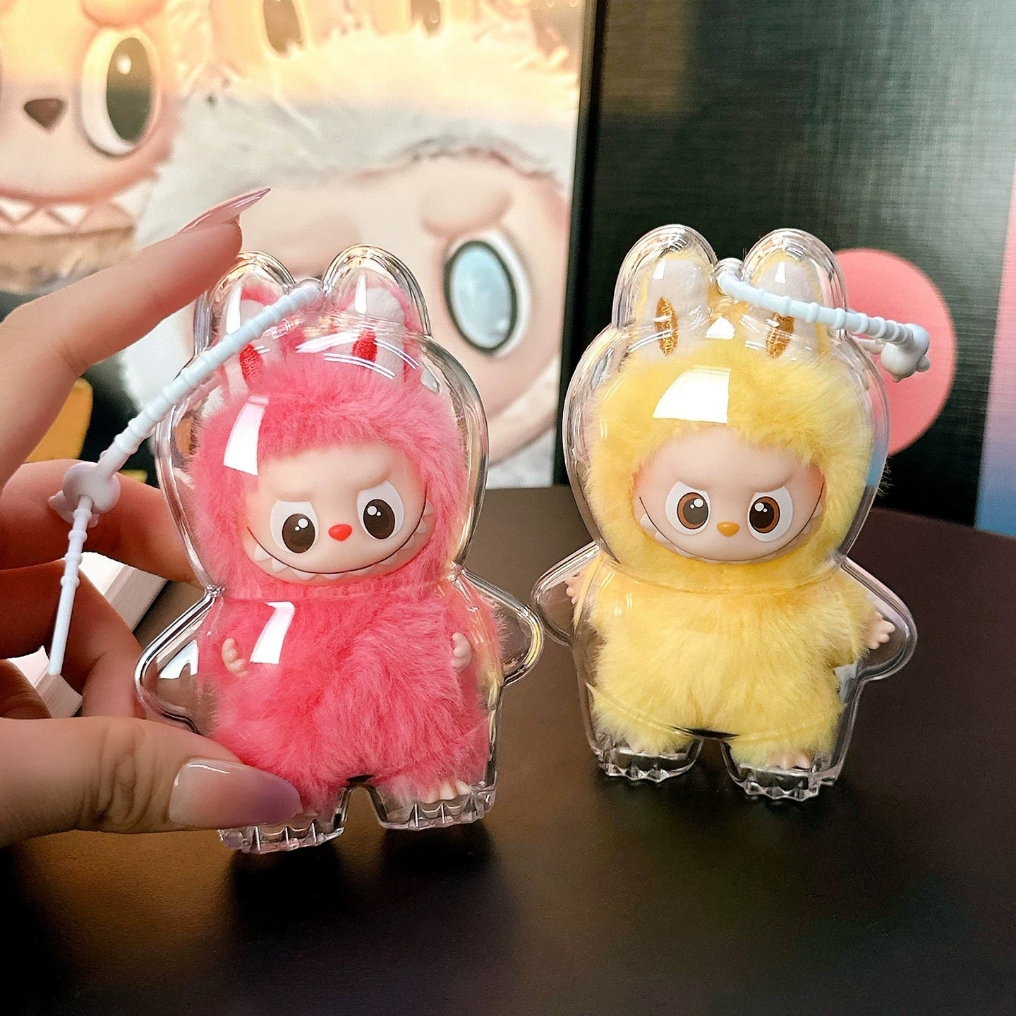 THE MONSTER Pin for Love Series- Vinyl Plush Pendant blind box (A-M)
