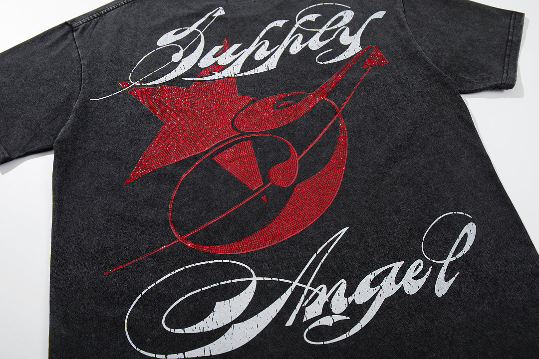 Supply Motor Club Rhinestone Graphic Tee