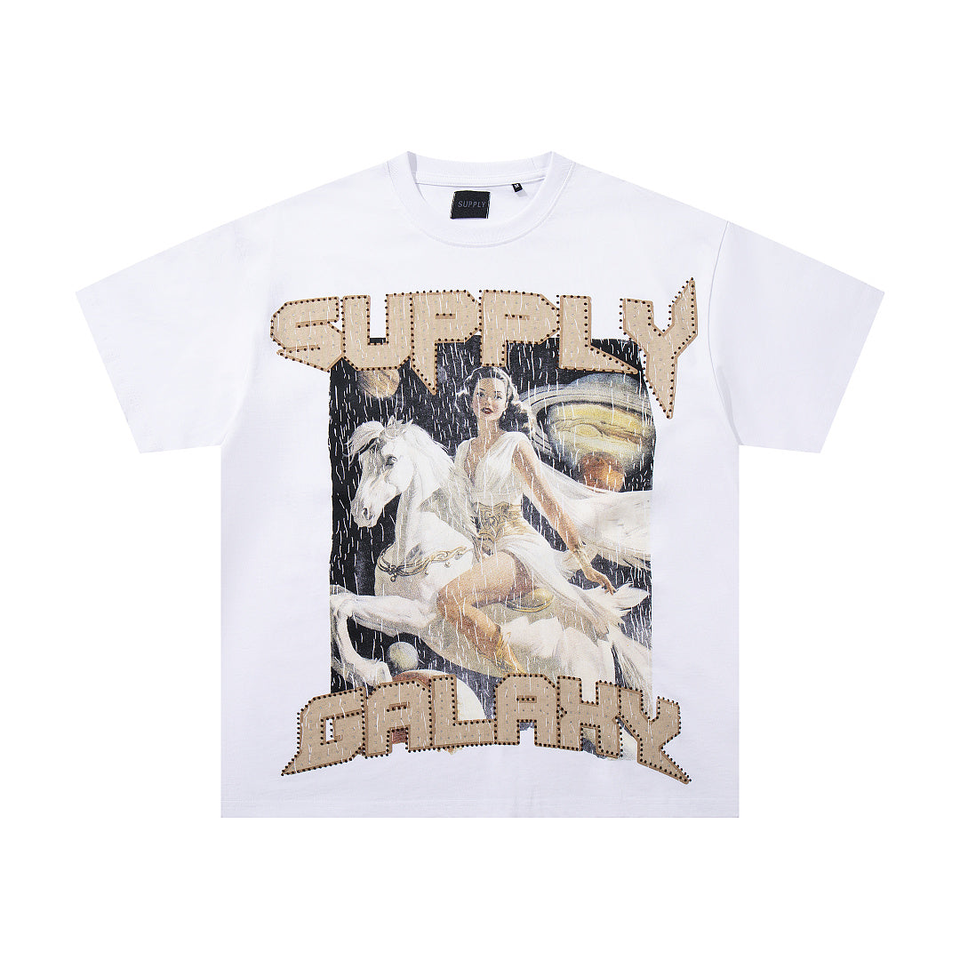 Supply Street Racing Rhinestone Graphic Tee